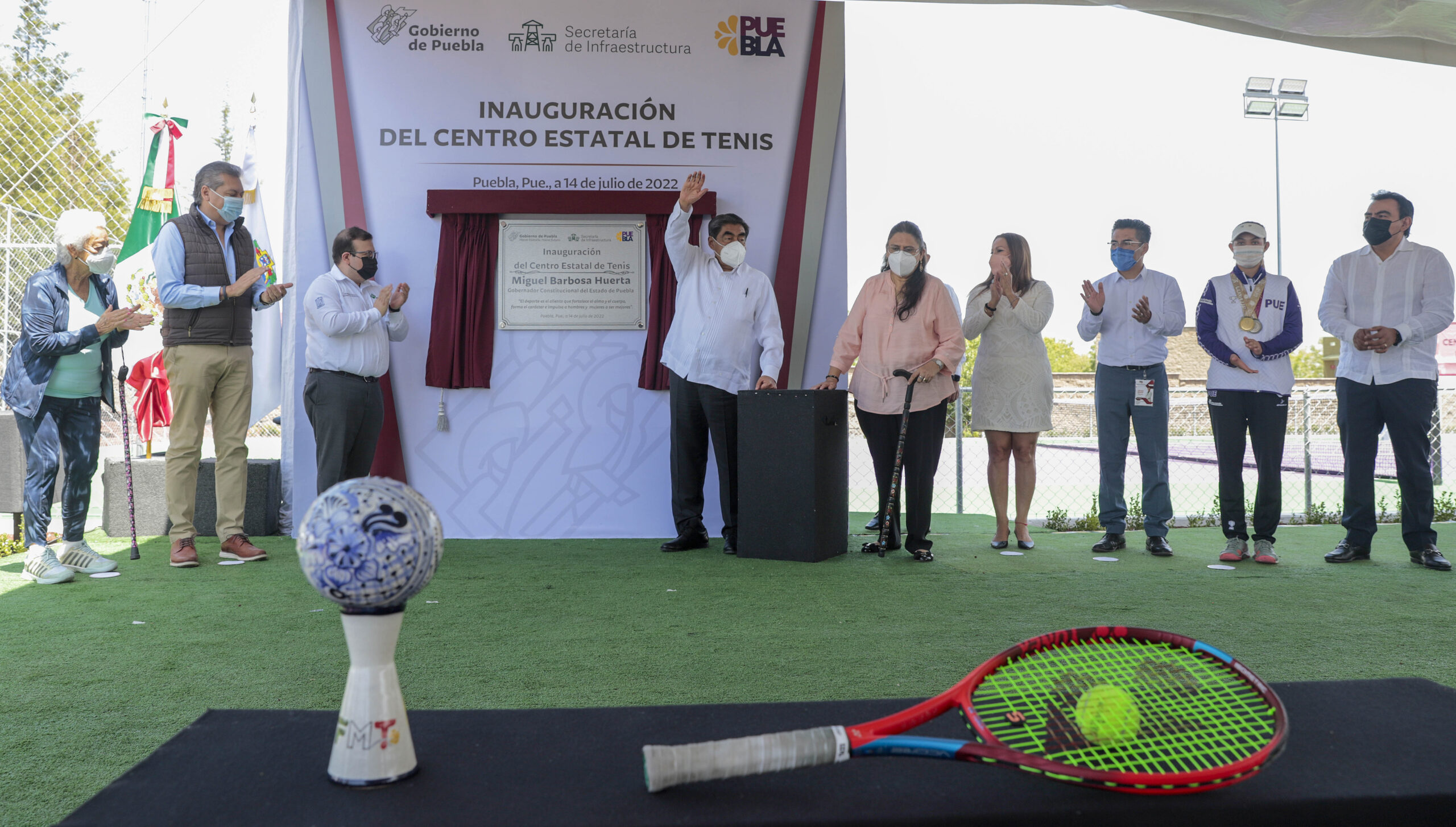 Inaugura MBH el Centro Estatal de Tenis