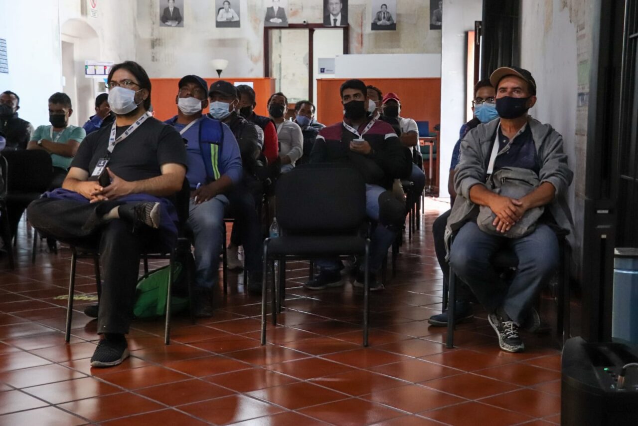 Capacitan a personal de Vía Pública del Ayuntamiento de Puebla en materia de derechos humanos
