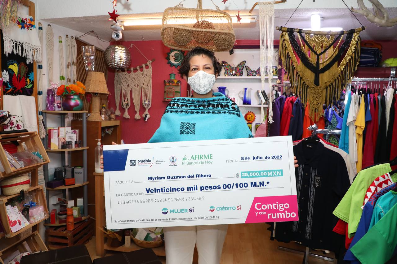 Van 200 «Créditos Contigo» brindados a emprendedores; Ayuntamiento continuará financiando a más poblanos