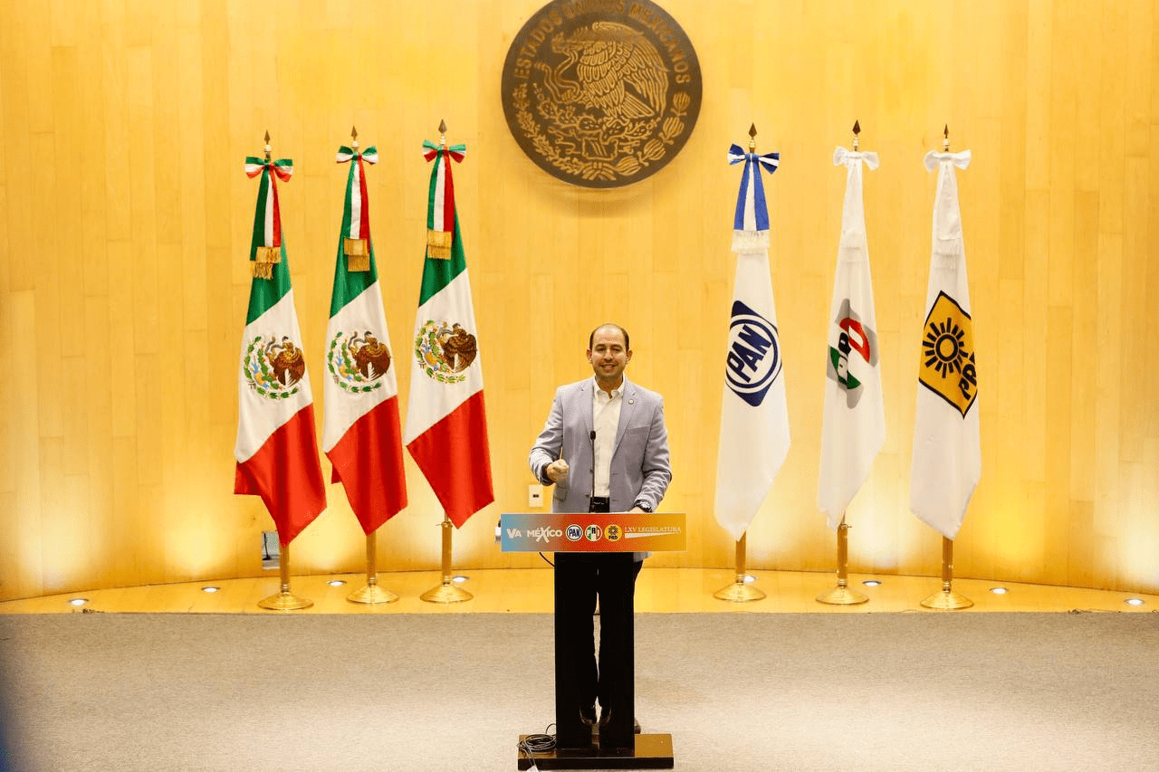 Convoca Marko Cortés a diputadas y diputados de la coalición Va por México a enfrentar con convicción y valor un año legislativo difícil y complejo