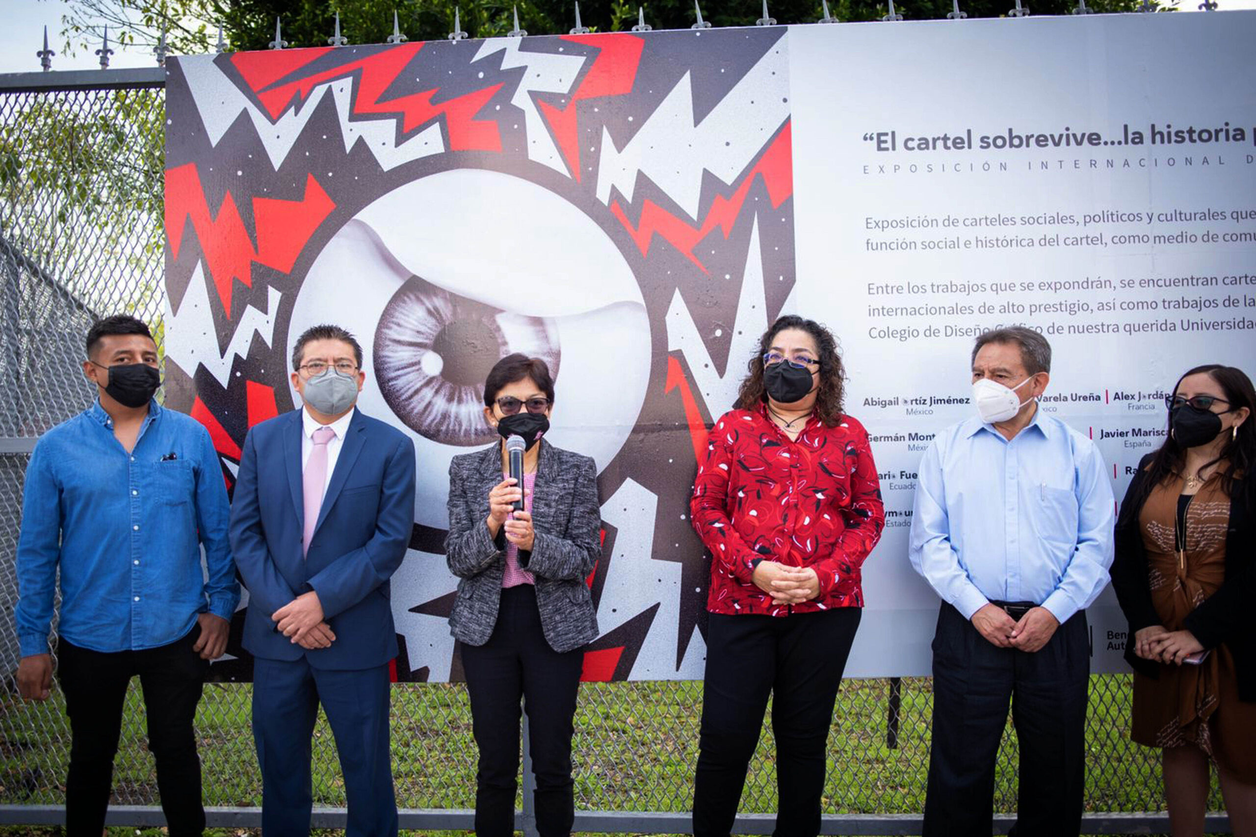 El cartel, una expresión artística y cultural al alcance de todos: Rectora Lilia Cedillo￼