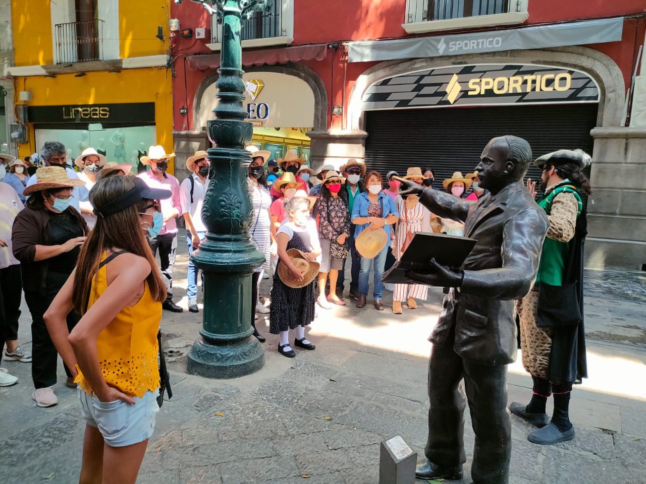 Concluyen los recorridos guiados en el Centro Histórico de Puebla