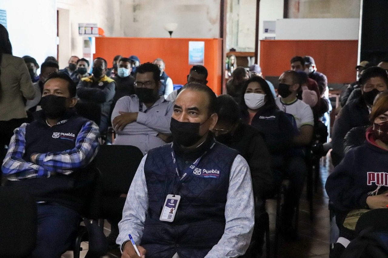 Comisión Estatal de Derechos Humanos capacitó a personal de Vía Pública del Ayuntamiento de Puebla
