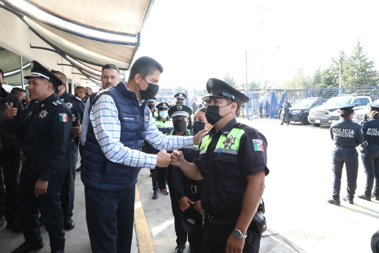 Se reúne Eduardo Rivera con elementos de la Comisaría Sur de la SSC