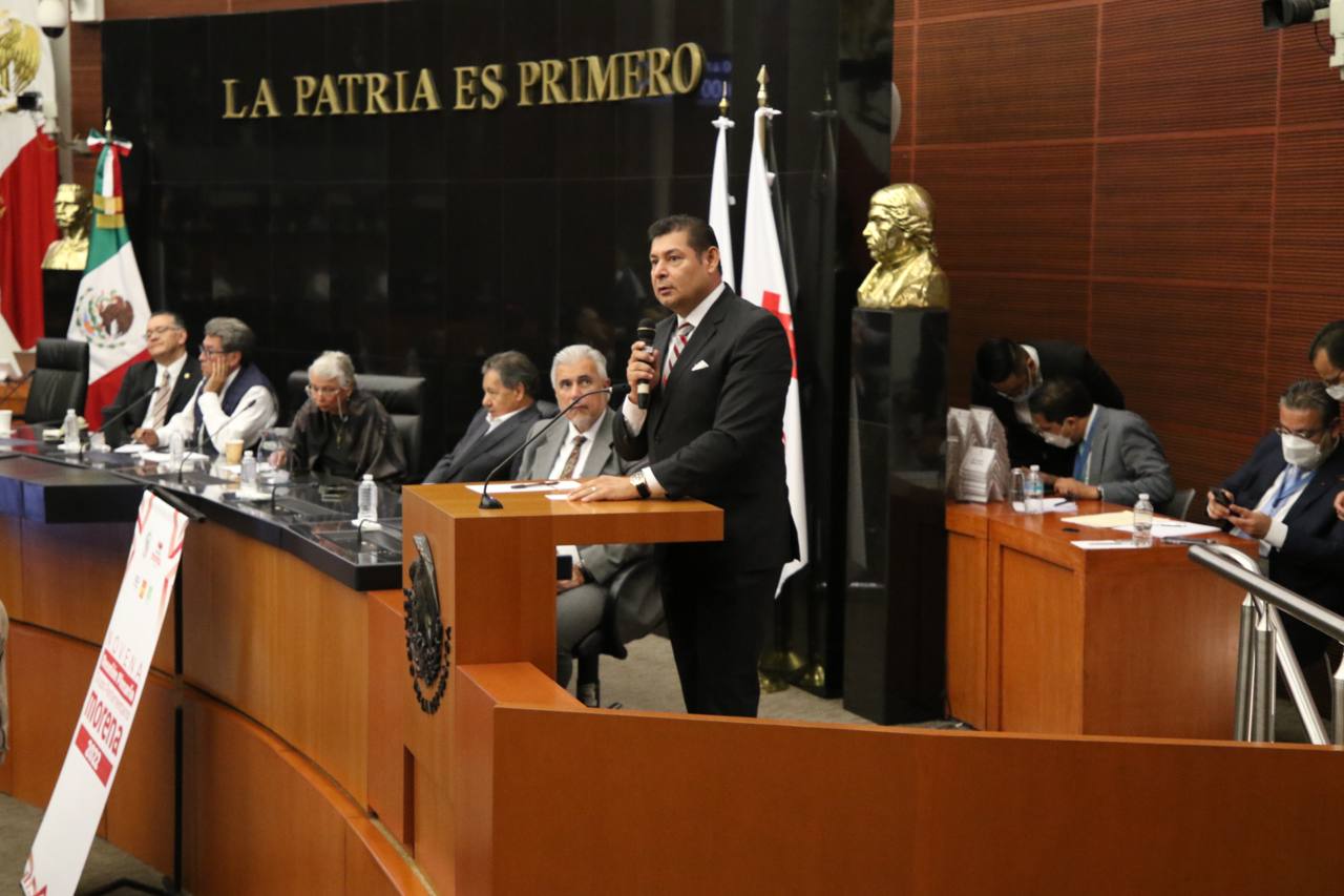 Alejandro Armenta gana con 36 votos a Higinio Martínez, y es postulado por Morena a presidir la Mesa Directiva del Senado