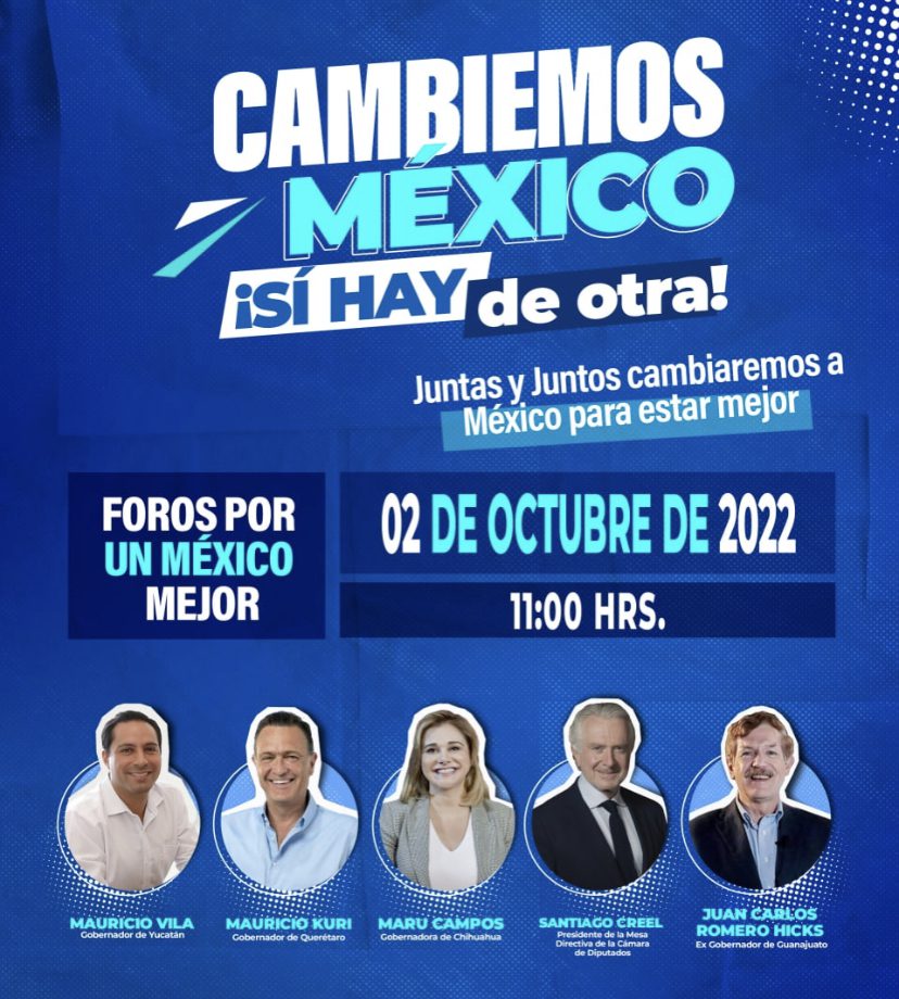 Arranca PAN foros ciudadanos “Cambiemos México”