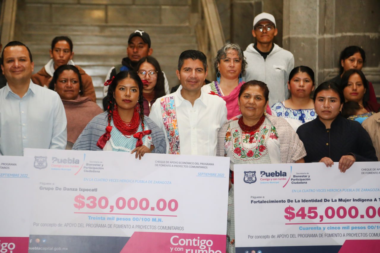 Destina Ayuntamiento de Puebla 980 mil pesos a proyectos de comunidades con población indígena