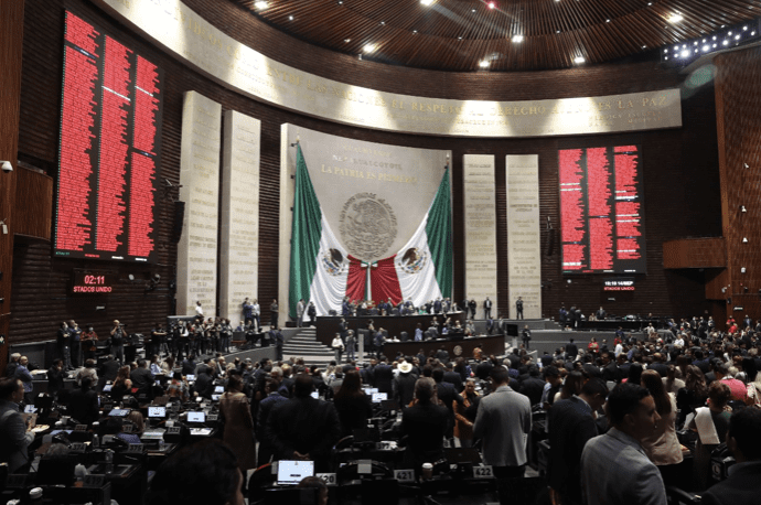 Aprueba Cámara de Diputados ampliar participación de Fuerzas Armadas en labores de seguridad pública￼
