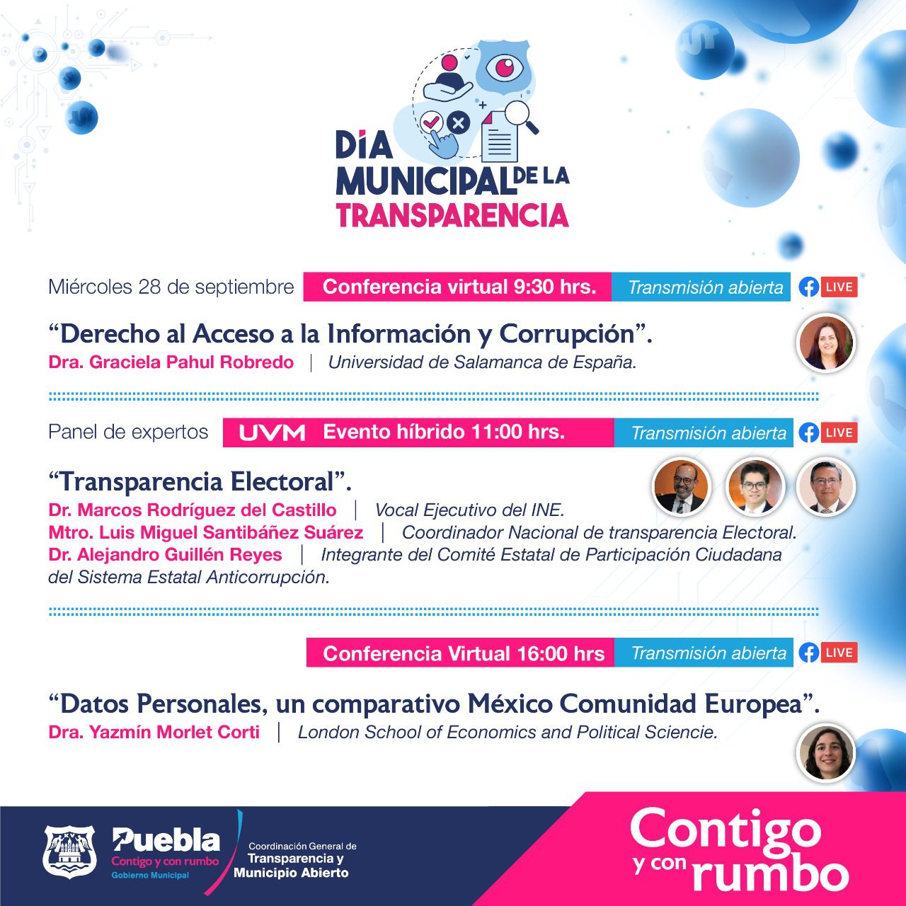 Celebrará Puebla capital el Día Mundial de la Transparencia