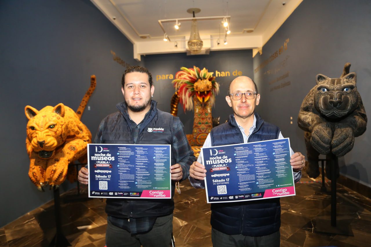 Anuncia Ayuntamiento de Puebla la Ruta Patria y la Novena Edición de Noche de Museos