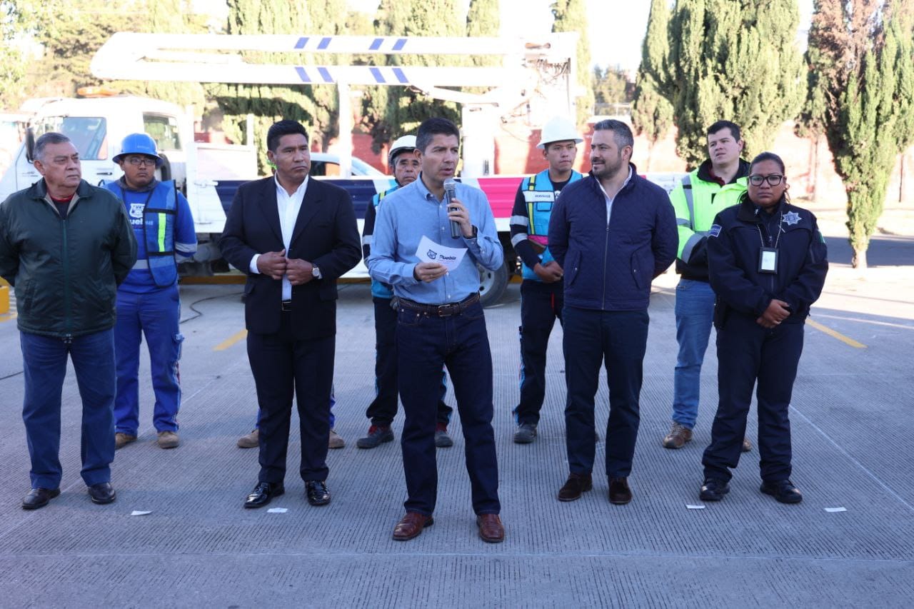 Suman 10 mil luminarias renovadas con Traffic Light en la capital poblana