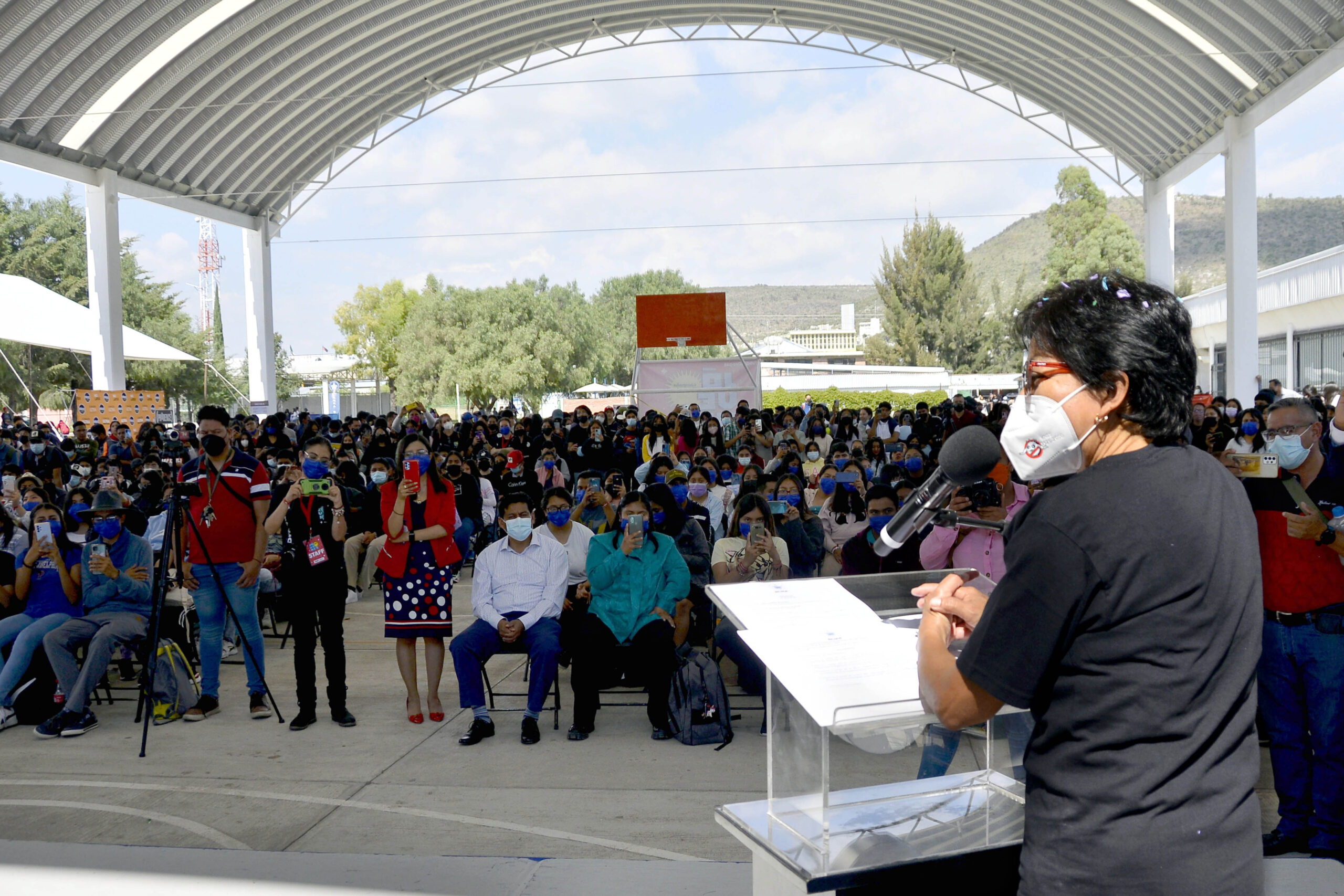 Arranca la Rectora Lilia Cedillo Ramírez la campaña itinerante “Jóvenes sin adicciones”