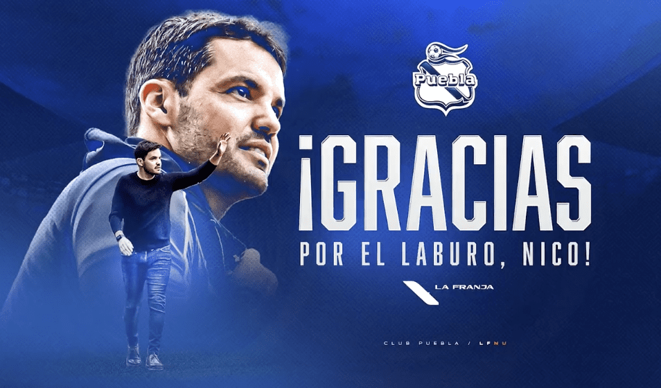 Con emotivo video, se confirma que Nicolás Larcamón dejará de ser D.T. del Club Puebla