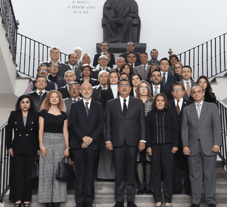 Se reúne Salomón Céspedes con presidentes del TSJ y Consejo de la Judicatura