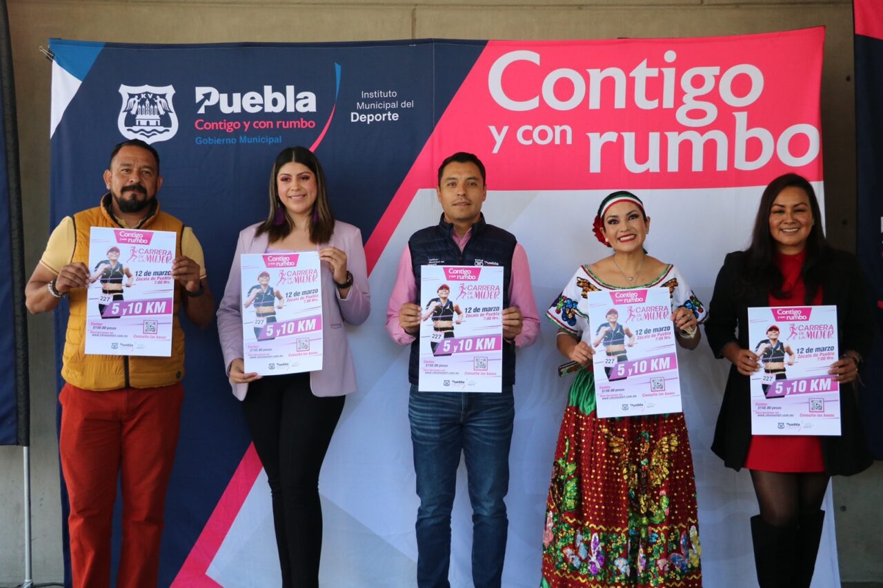 Convoca Ayuntamiento de Puebla a la 2da Carrera de la Mujer