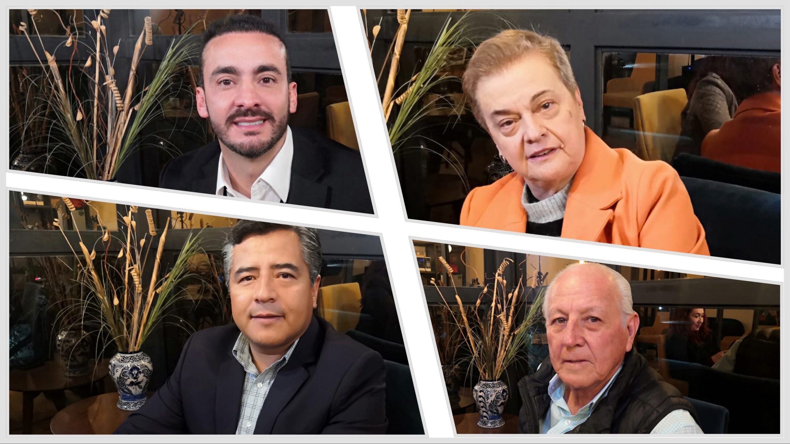 Augusta Díaz, Toño López, Ray Cuautli y Eduardo Castillo; los invitados de esta semana en Los Conjurados
