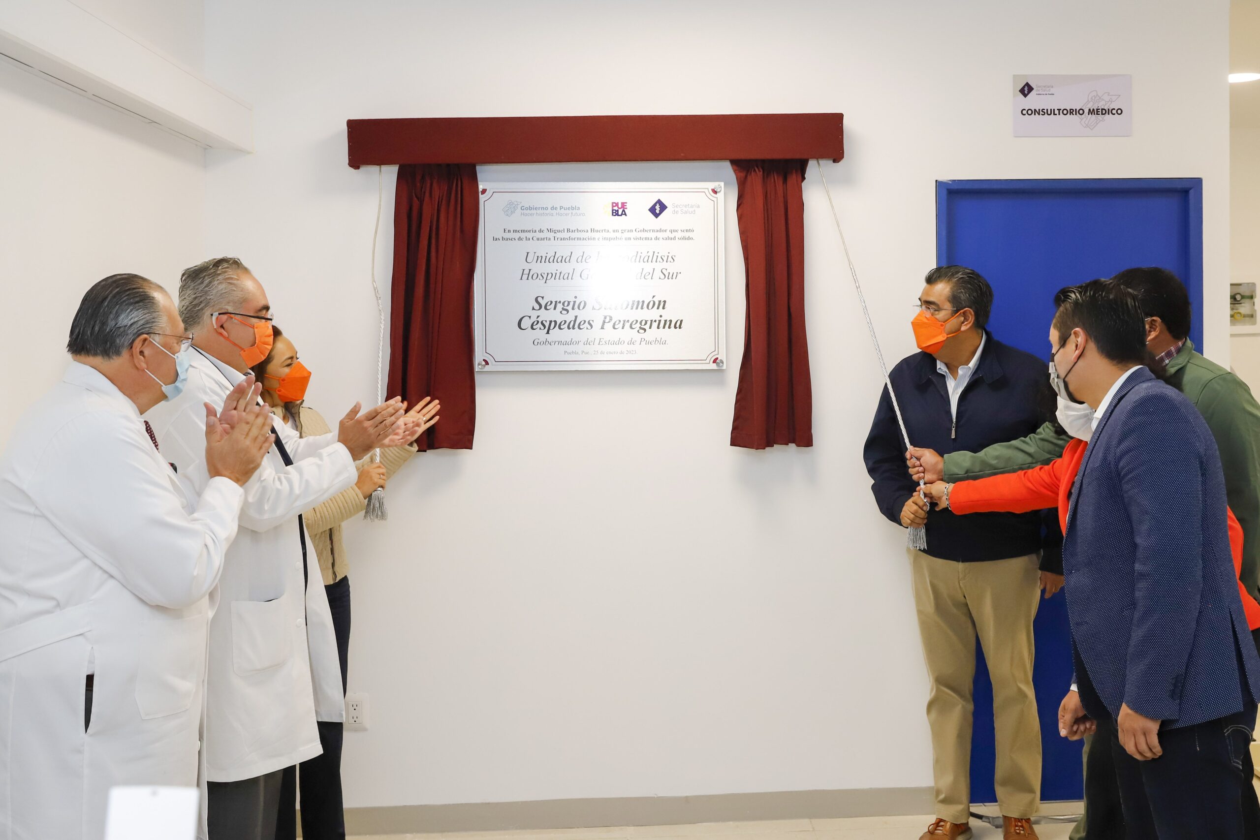 Inaugura Sergio Céspedes Unidad de Hemodiálisis en el Hospital General “Dr. Eduardo Vázquez Navarro”