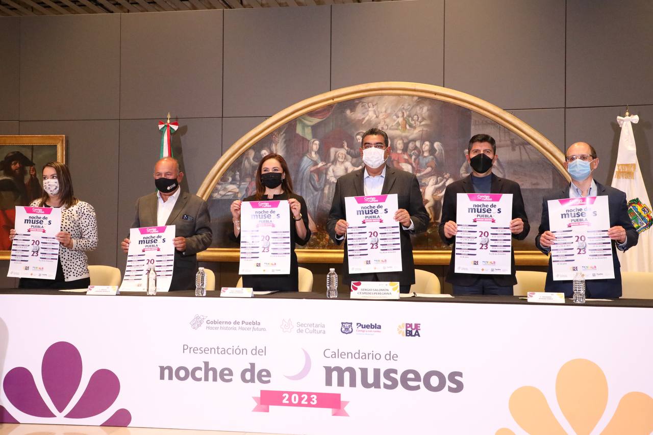 Estado y Municipio presentan calendario anual de Noche de Museos 2023