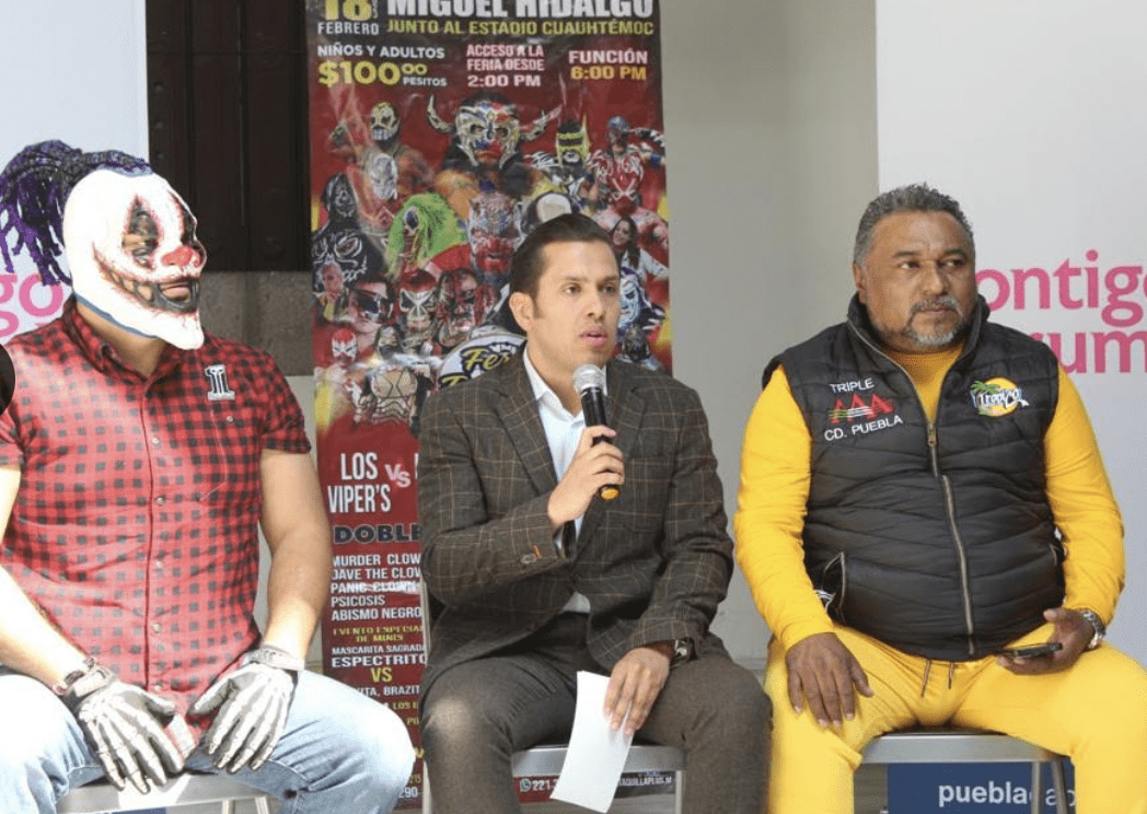 Invita Ayuntamiento de Puebla a la función de lucha libre