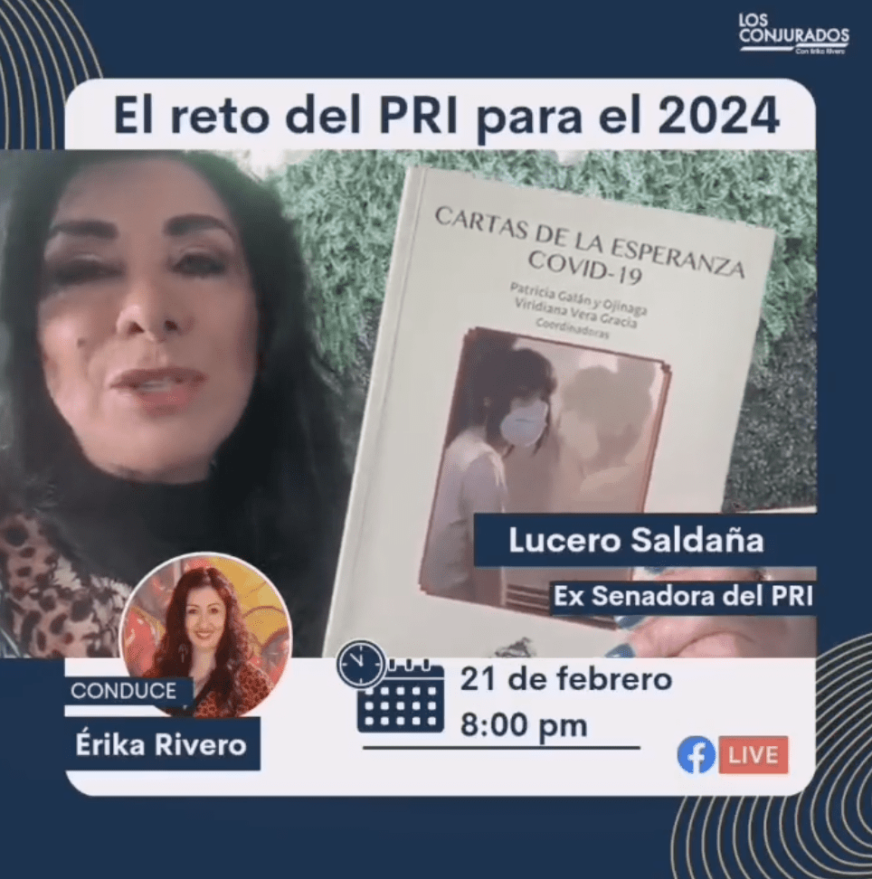 Lucero Saldaña, este martes 21 de febrero en Los Conjurados