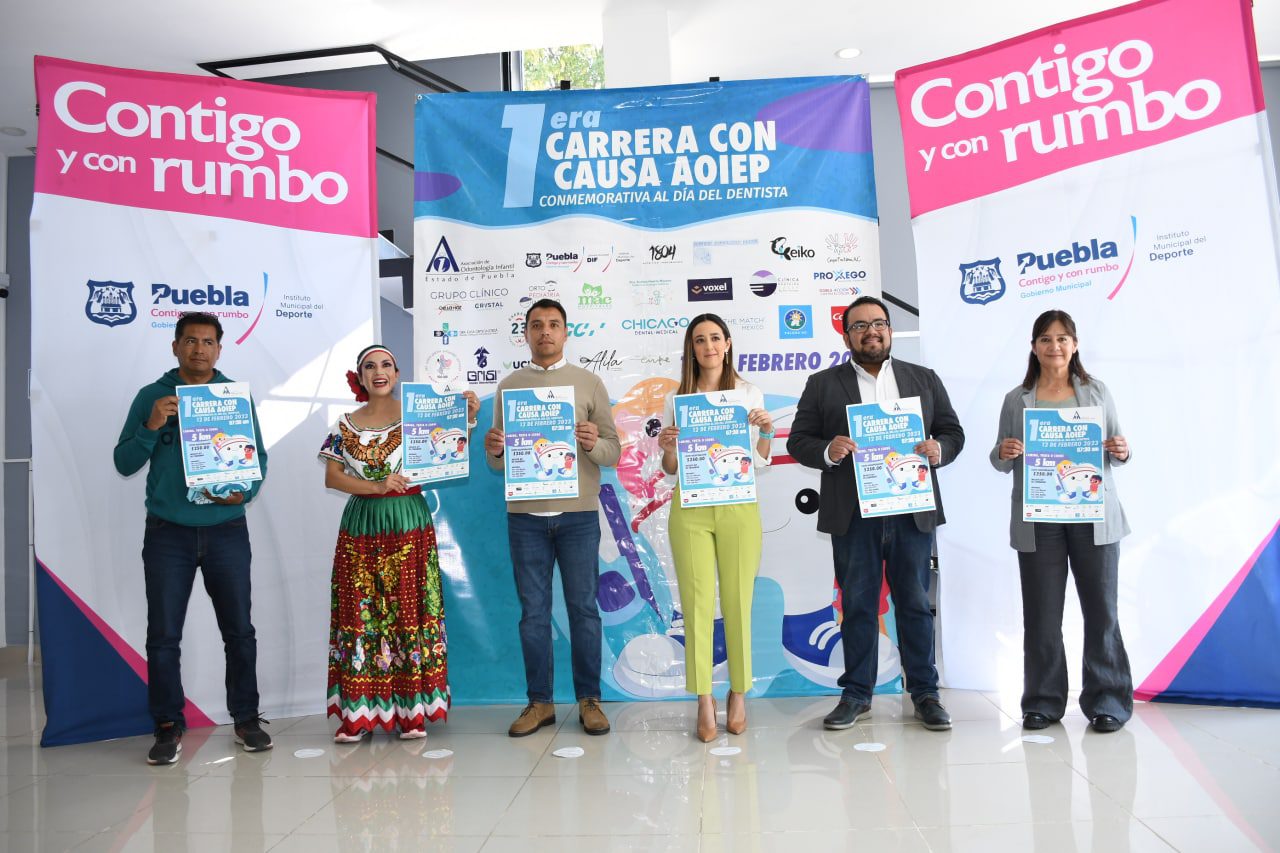 Invita Ayuntamiento de Puebla a carrera por la salud bucal de la infancia poblana