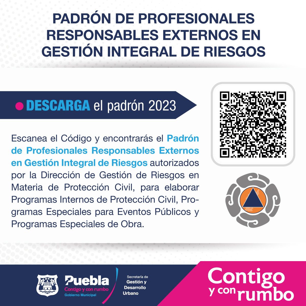 Publica Ayuntamiento de Puebla padrón de registro de PREGIR