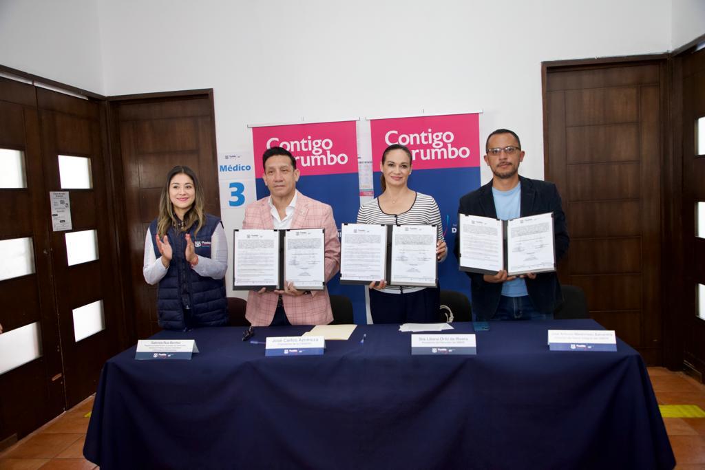 Firman SMDIF y Canirac convenio para inclusión de personas con discapacidad
