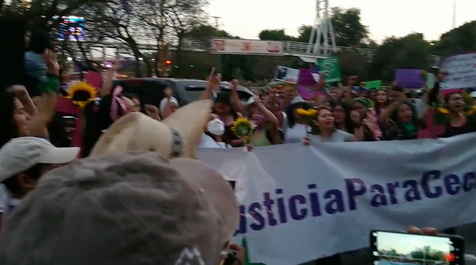 Sororidad poblana el 8M: ¡Ni una menos!