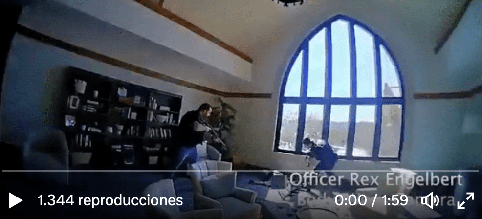 VIDEO | Momento en que abaten a tiradora que perpetró masacre en escuela religiosa en Nashville