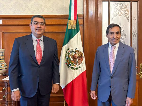 Sostiene Sergio Salomón reuniones con titulares de SHCP y BANOBRAS