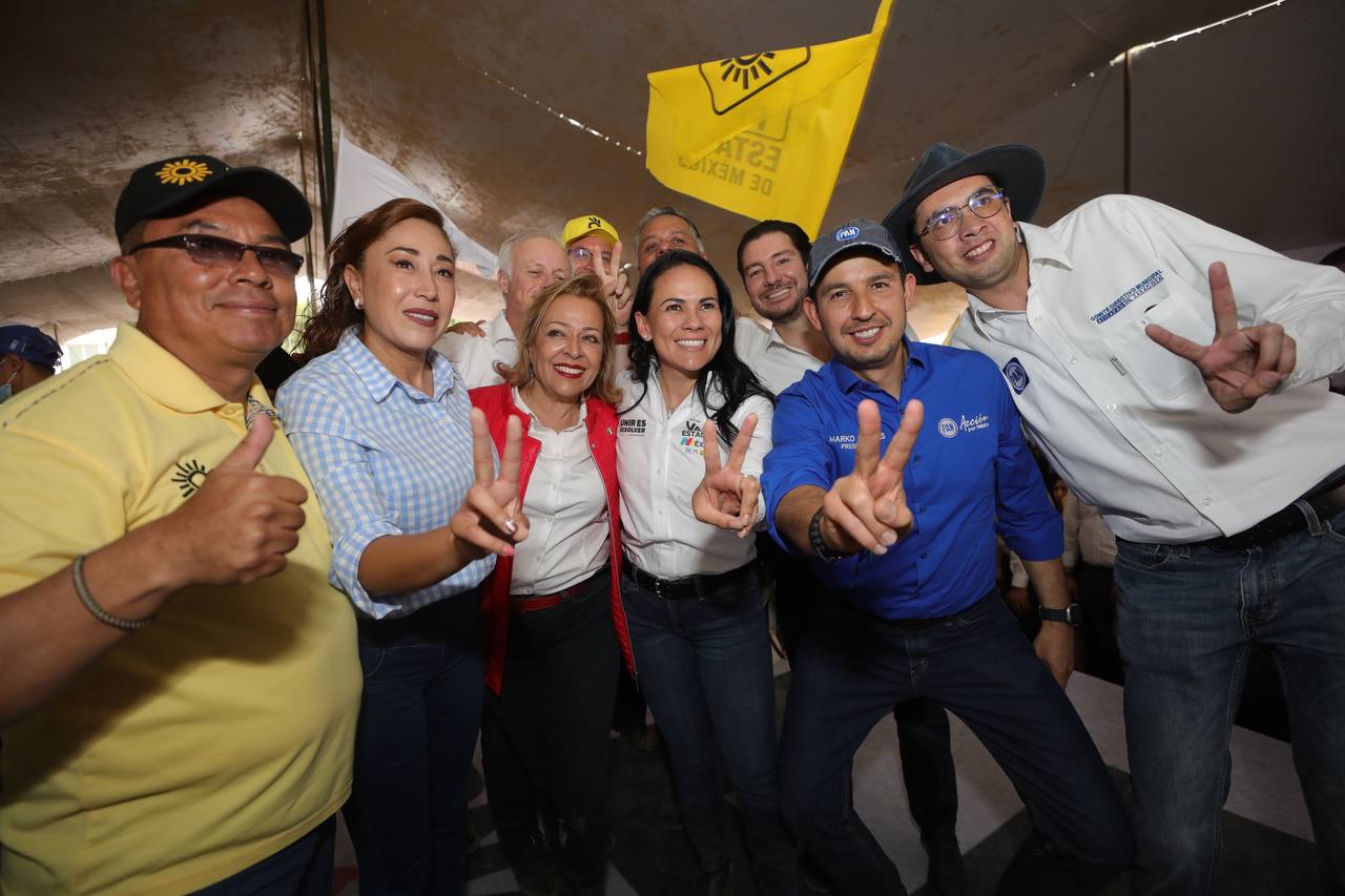 Acompaña PAN a Alejandra del Moral en el arranque de campaña por la gubernatura del Estado de México y ofrece el cambio