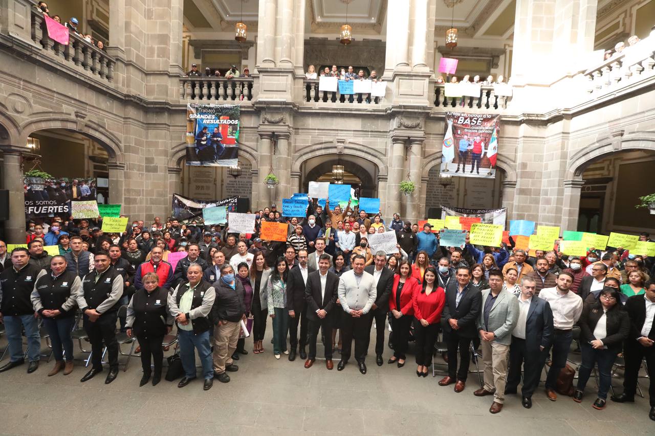 Acuerdan Ayuntamiento de Puebla y Sindicato Benito Juárez mejora salarial