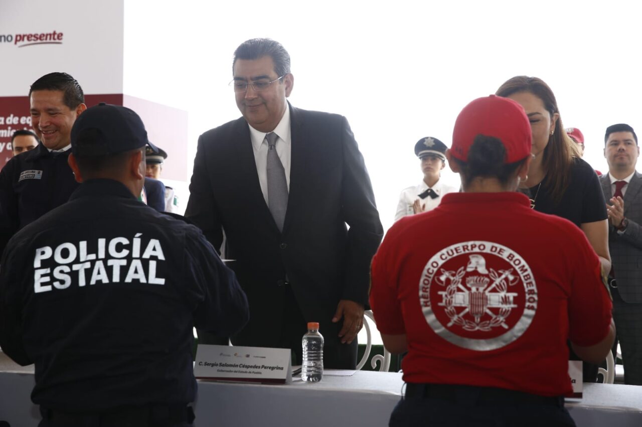 Trabaja Gobierno de Puebla sin descanso para la tranquilidad de poblanas y poblanos: Sergio Salomón