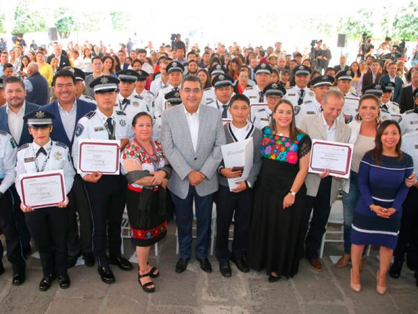 Con unidad, gobierno estatal ha puesto en alto el nombre de Puebla: Sergio Salomón