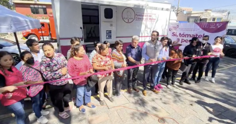 Lleva Toño López a San Francisco Totimehuacan las jornadas de mastografías “Sí, Tómatelo a Pecho”