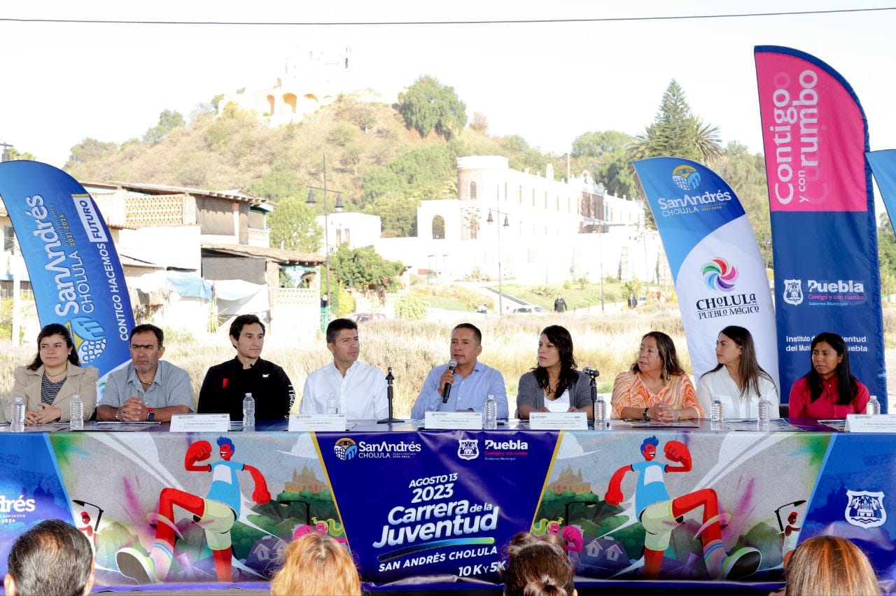 Invitan Puebla Capital y San Andrés Cholula a la Carrera de la Juventud 2023