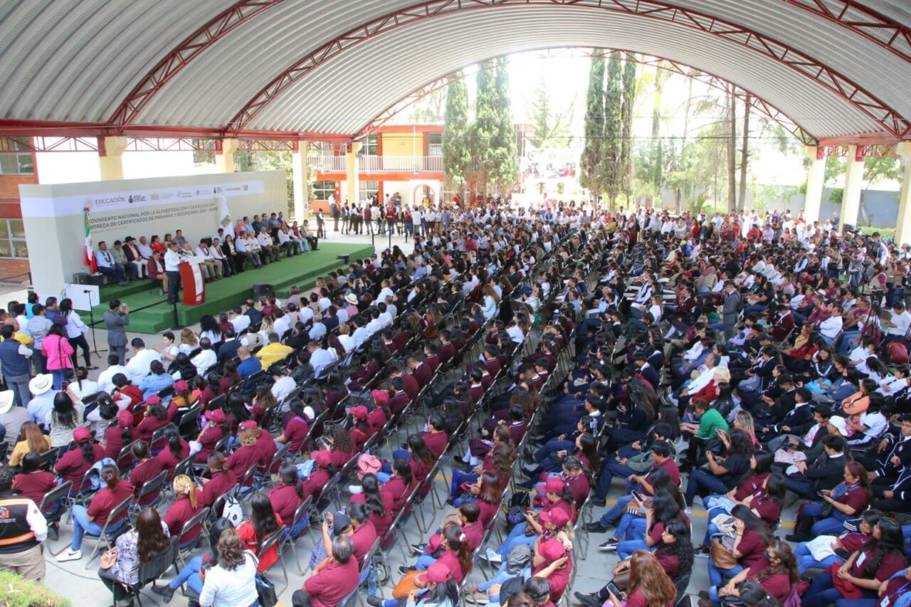 En Puebla, están garantizados el acceso y la igualdad en la educación: Sergio Salomón