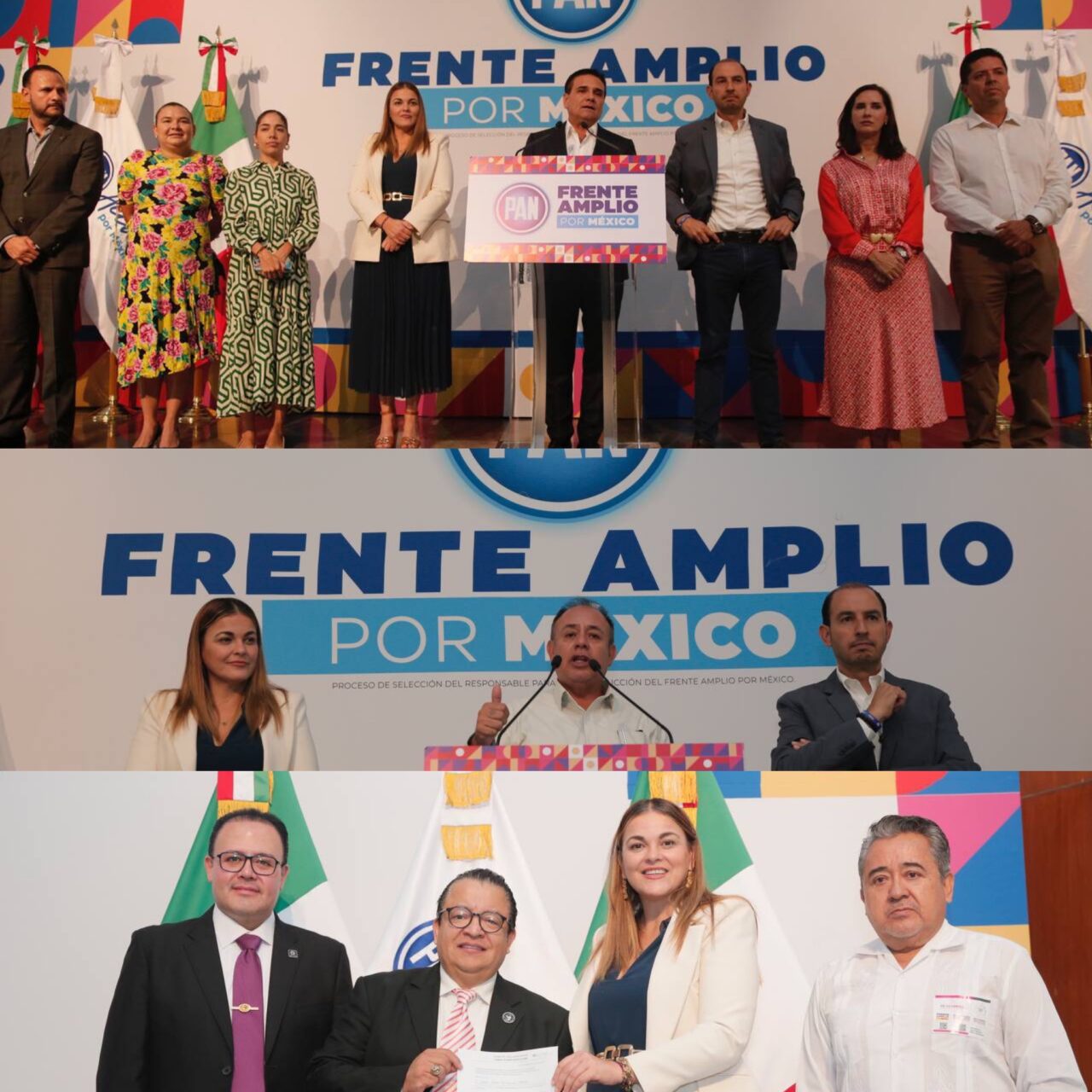 Recibe Acción Nacional notificación de más ciudadanos para participar en el proceso para elegir al responsable del Frente Amplio por México