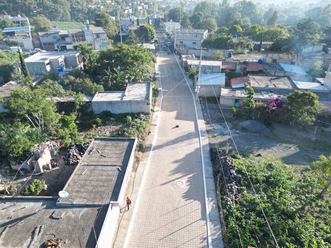 Estrena Azumiatla calles gracias al programa «Construyendo Contigo»