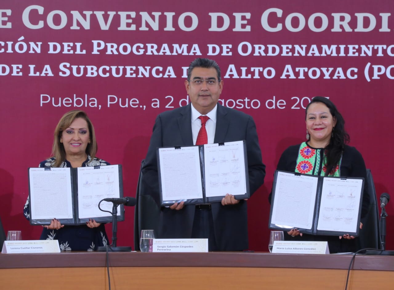 Integran federación, Puebla y Tlaxcala Programa de Ordenamiento Ecológico de la Subcuenca del Alto Atoyac