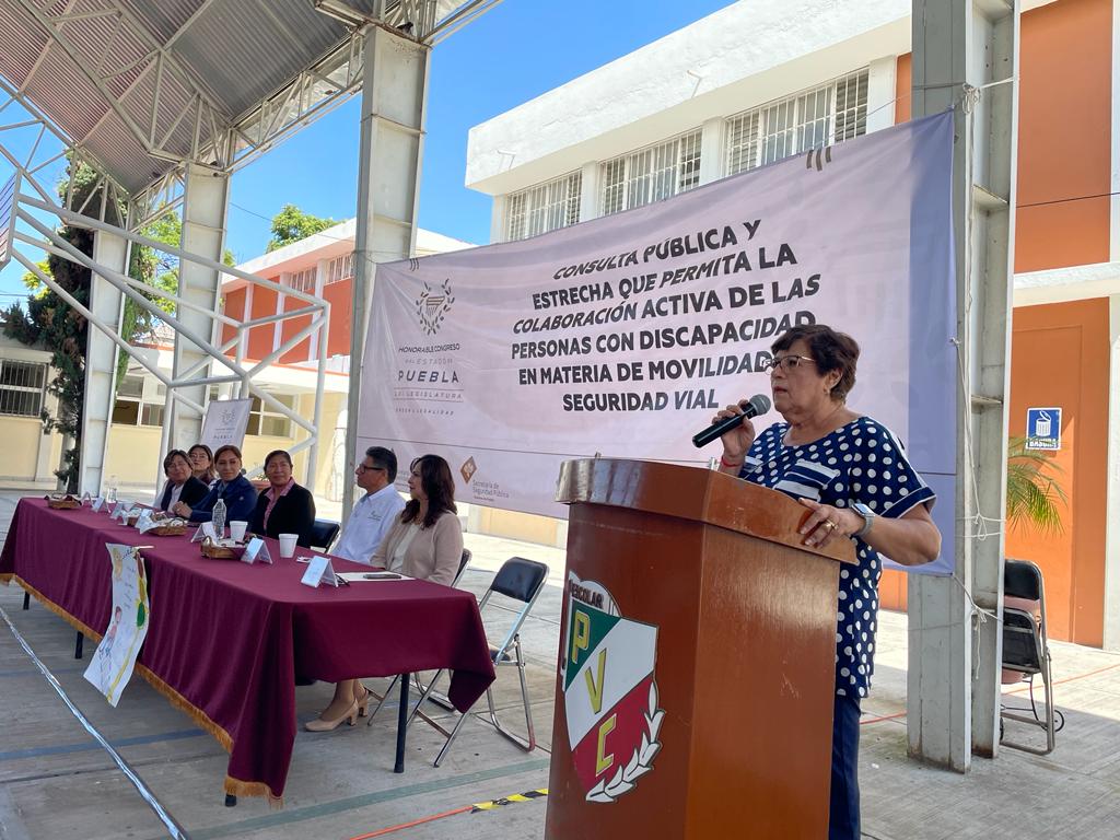 En Tehuacán el Congreso del Estado realizó la Consulta a Personas con Discapacidad, en materia de Movilidad y Seguridad Vial