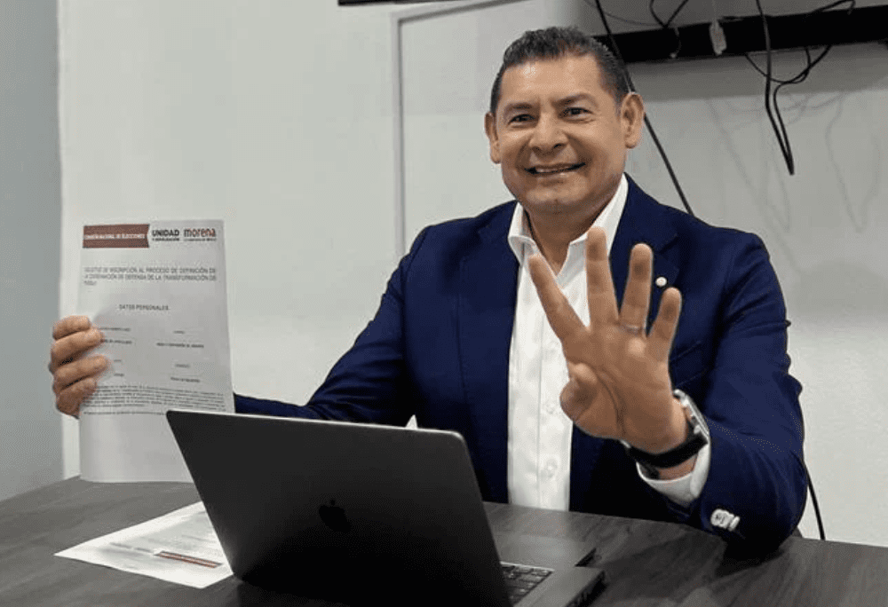 Armenta también busca ser el candidato de Morena al Gobierno de Puebla