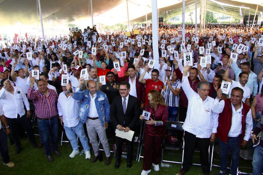 Va Ignacio Mier por la candidatura de Morena a la gubernatura de Puebla