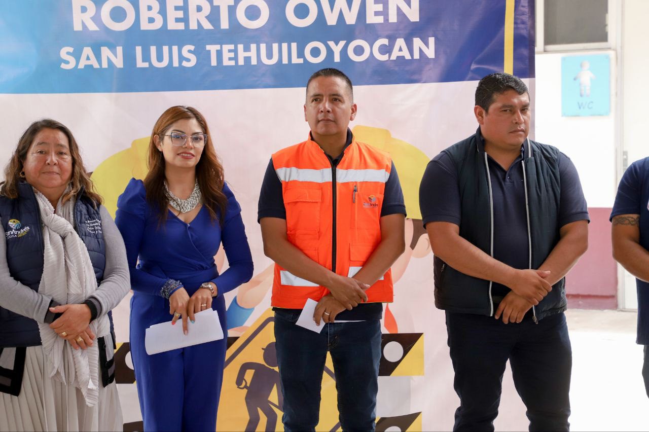 Inicia Mundo Tlatehui Infraestructura Educativa en Tlaxcalancingo y San Luis Tehuiloyocan