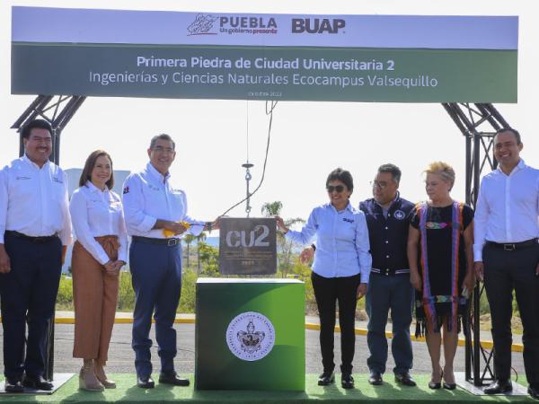 Garantizan gobierno estatal y BUAP futuro educativo de jóvenes; inicia construcción de Ciudad Universitaria 2
