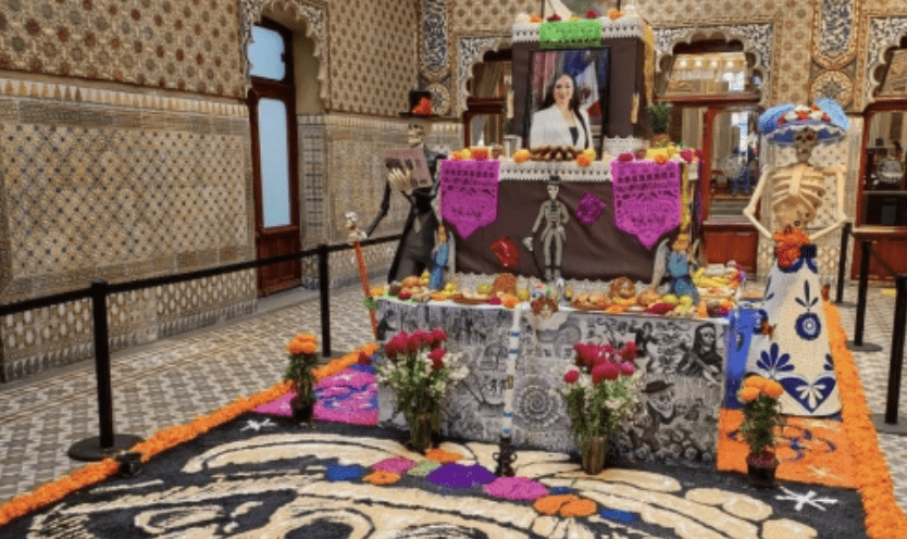 Participa Congreso en Corredor de Ofrendas; rinde homenaje a Aurora Sierra y Mariano Hernández