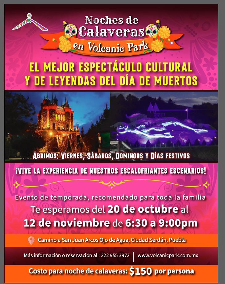 Noches de Calaveras en Volcanic Park