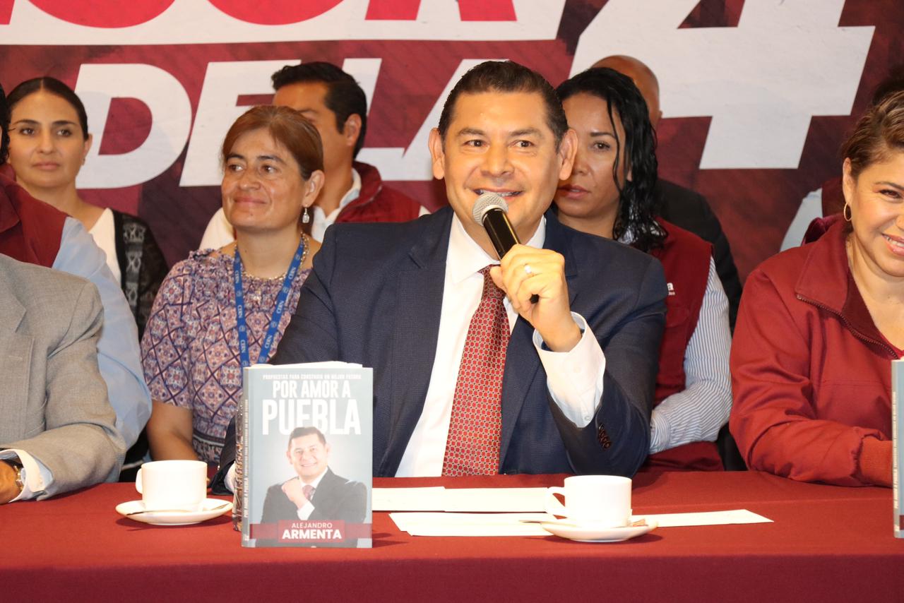 Supera Armenta la meta de contactos; cerca de 200 mil poblanos se suman a la «4T»