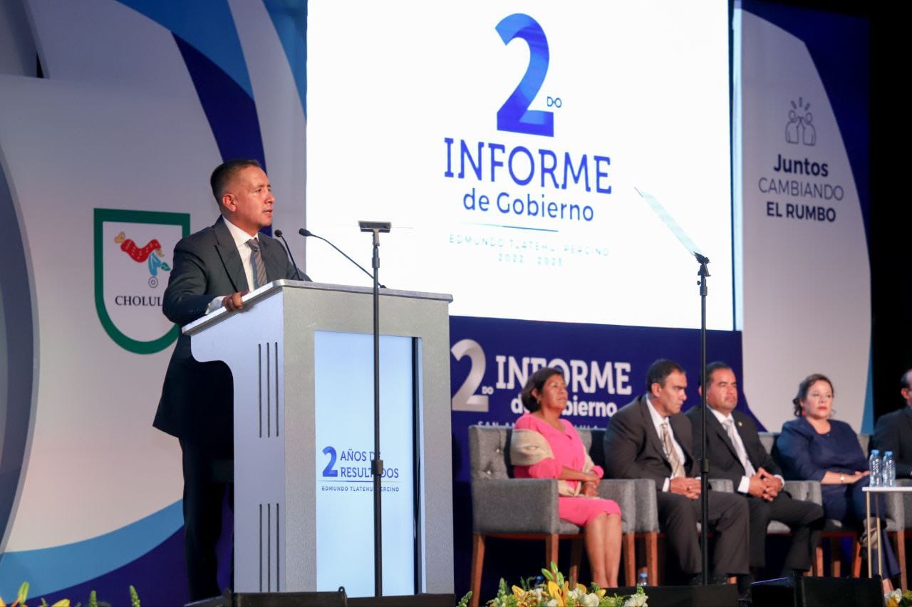 El Cambio de Rumbo en San Andrés Cholula Continúa, Mundo Tlatehui Rinde su Segundo Informe de Gobierno