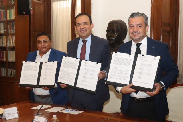 Congreso del Estado firma convenio de colaboración con SICOM